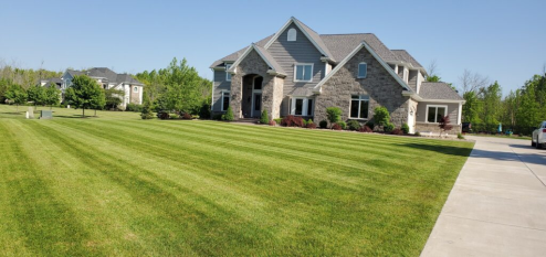 Residential Mowing of home in Millersville TN